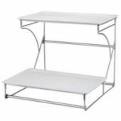 Подставка сервиров."Горка" металлич.+ 2фарфоровых блюда SUNNEX 99004047 Подставка сервиров."Горка" металлич.+ 2фарфоровых блюда SUNNEX 99004047