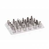 Набор кондитерских насадок 24 шт Proff Cuisine WAS Набор кондитерских насадок 24 шт Proff Cuisine WAS