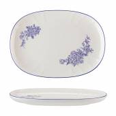 Блюдо овальное 25 см Sea Flower P.L. Proff Cuisine NY-YQA4767B-OP-M-10-ALCX6