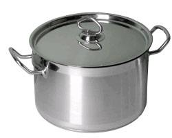 Кастрюля нерж. 9л MGSteel 19009 (d=27,5см h=18см)