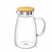 Кувшин 1,5 л. с крышкой + сетка нерж Термостекло Wilmax 888215