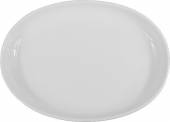 Блюдо овальное 310*240 мм 987 мл с бортом Белый, форма Потт Bonna POT31OV