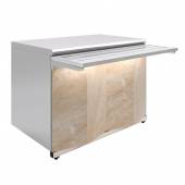 Прилавок нейтральный Monolith Luxstahl ПН-900 Premium