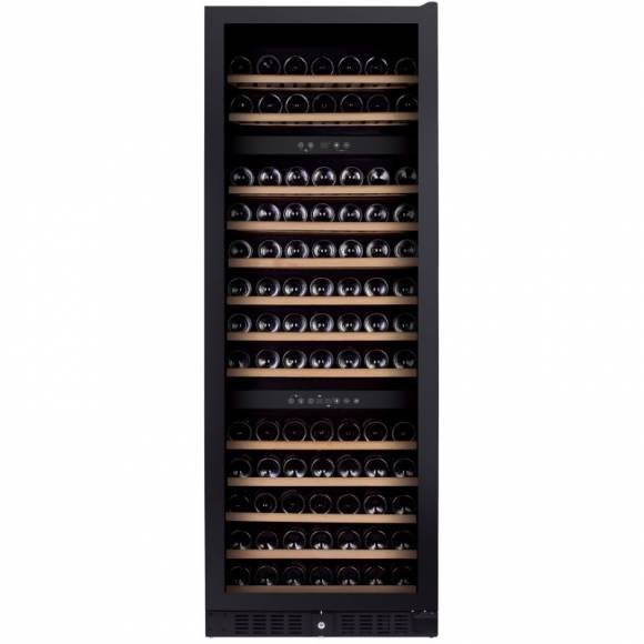Винный шкаф компрессорный встраиваемый DUNAVOX DX-170.490TBK 3 температурные зоны