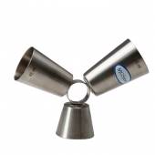 Джиггер нерж. 30/45/60 мл. d=42/40/44 мм. h=125 мм. MGsteel