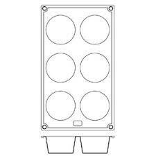 Форма кондитерская "Тарталетка" Paderno 6ячеек 70х37мм силикон, цвет кирпичный 47742-08 041440913 Форма кондитерская "Тарталетка" Paderno 6ячеек 70х37мм силикон, цвет кирпичный 47742-08 041440913