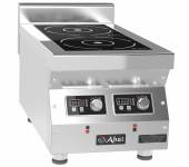 Плита индукционная 2-х конфорочная Abat КИП-27Н-3,5 настольная серия 700