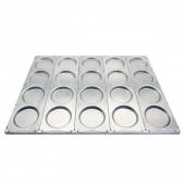 Лист для выпечки гамбургеров 125 мм 530*325