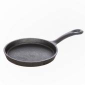 Сковорода 130х15мм чугун Luxstahl с ручкой порционная SM13 Сковорода 130х15мм чугун Luxstahl с ручкой порционная SM13