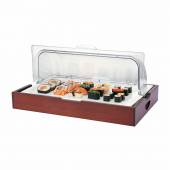 Подставка сервиров. (дерев.основа+фарф.поднос.) с крышкой "ролл-топ" P.L.-SUN. 99005086 Подставка сервиров. (дерев.основа+фарф.поднос.) с крышкой "ролл-топ" P.L.-SUN. 99005086