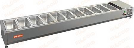 Витрина холод. настольная открытая Hicold VRTO 2280 вместимость 11х1/3 Витрина холод. настольная открытая Hicold VRTO 2280 вместимость 11х1/3