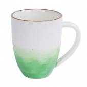 Кружка 450 мл, фарфор,зеленый цвет "The Sun" P.L. 170633 /4/