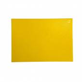 Доска разделочная 500х350х18мм желтая полипропилен MGSteel 1711