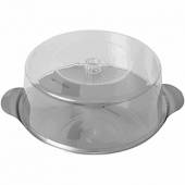 Тортовница с крышкой 300мм APS H=11см нерж., пластик матовый 65 03080509