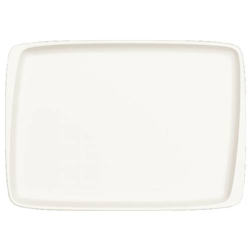 Тарелка прямоугольная 36х25см фарфор Moove White Bonna MOV41DT  b