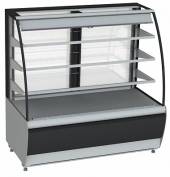 Витрина холодильная кондитерская K70 VM 1,3-2 STANDARD 9006-9005 (ВХСв-1,3д Сarboma ТЕХНО (открытая) Витрина холодильная кондитерская K70 VM 1,3-2 STANDARD 9006-9005 (ВХСв-1,3д Сarboma ТЕХНО (открытая)