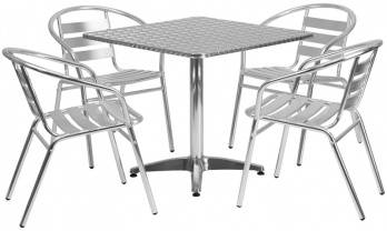 Стул алюминиевый 1201AP сиденье жесткое