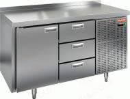 Стол холодильный Hicold SN13/TN 1 дверь 3 ящика