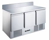 Стол с охлаждающим шкафом Hurakan HKN-GNL3TN-SB с бортом