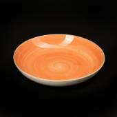 Тарелка глубокая без борта 700мл 255мм  Corone Nature коралловая /24/