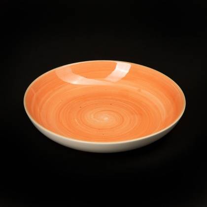 Тарелка глубокая без борта 700мл 255мм Corone Nature коралловая /24/ Тарелка глубокая без борта 700мл 255мм Corone Nature коралловая /24/