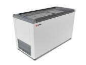 Ларь морозильный Frostor Gellar FG 500 C серый с прямым стеклом