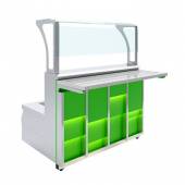 Мармит первых блюд 3-конфорочный индукционный Neon Luxstahl МПИ (С)-1500 Premium