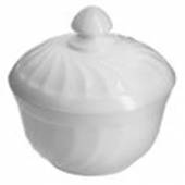 Сахарница с крышкой 325мл Norma Romantic опаловое стекло