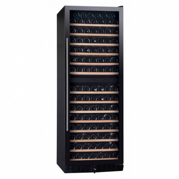 Винный шкаф компрессорный встраиваемый DUNAVOX DX-181.490DBK 2 температурные зоны Винный шкаф компрессорный встраиваемый DUNAVOX DX-181.490DBK 2 температурные зоны