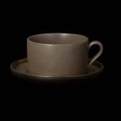 Чайная пара 280мл Corone Luminare медный/серый фк1920