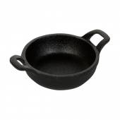 Сковорода 105х30мм чугун Luxstahl с двумя ручками порционная HE1053 Сковорода 105х30мм чугун Luxstahl с двумя ручками порционная HE1053