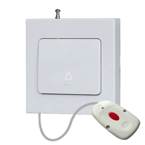 Smart-1S медицинская кнопка вызова со шнуром, цвет белый Smart-1S медицинская кнопка вызова со шнуром, цвет белый