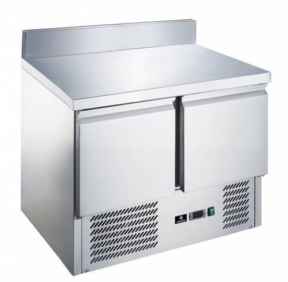 Стол с охлаждающим шкафом Hurakan HKN-GNL2TN-SB с бортом