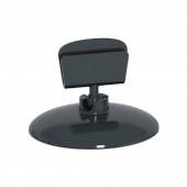 Держатель для ценников и табличек d=4,9 см. h=3,5 см. черный пласт на подставке