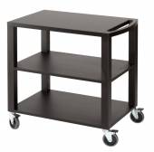 Тележка сервировочная 3 уровня, МДФ цвета венге, сталь Pintinox 97150739 Тележка сервировочная 3 уровня, МДФ цвета венге, сталь Pintinox 97150739