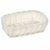 Корзинка пластиковая 210х145х60 мм белая [White 3528, KT3053]