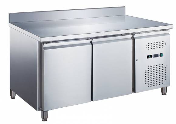 Стол с охлаждающим шкафом Hurakan HKN-GN2TN-SB с бортом