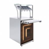 Прилавок для приборов и подносов Pafos Luxstahl ПП (С)-600 Premium