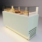 Витрина под авторские кондитерские изделия и шоколад АЛЬБЕРТИНА PRO 1400