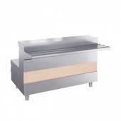 Мармит 1-х блюд 2-конф. М1-2.1200-02-О Atesy (Ривьера) (1200мм) с отверстием под полку