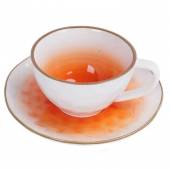 Чайная пара 240 мл, фарфор,оранжевый цвет "The Sun" P.L. 170636 /1/