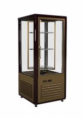 Витрина верт. холодильная кондитерская Carboma R120Cвр динамика (корично-золотой) Витрина верт. холодильная кондитерская Carboma R120Cвр динамика (корично-золотой)