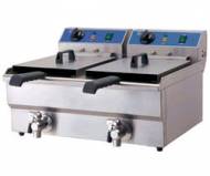 Фритюрница 8л+8л с кранами LILOMA FLT 8+8