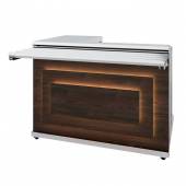 Прилавок кассовый универсальный Pafos Luxstahl КК-1200 Premium