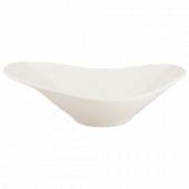 Салатник 700мл 27х19см фарфор Stream White Bonna /12/ STR 27 KS Салатник 700мл 27х19см фарфор Stream White Bonna /12/ STR 27 KS