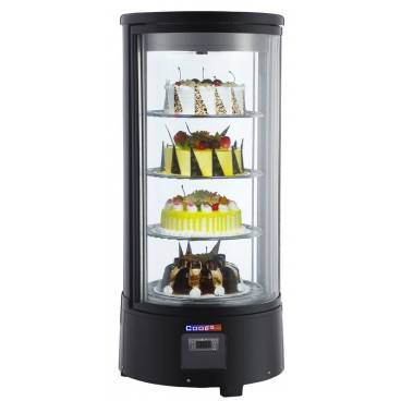 Витрина верт. холодильная настольная COOLEQ CW-72