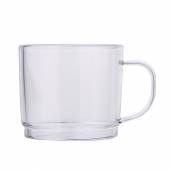 Кружка 230 мл. 75 мм. h=68 мм. поликарбонат, прозрачн. GP 77162