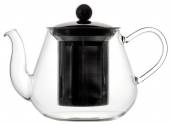 Чайник из боросиликатного стекла с нержавеющим фильтром 900мл кт1972 Чайник из боросиликатного стекла с нержавеющим фильтром 900мл кт1972