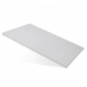 Доска разделочная 500х350х18мм белая пластик Luxstah мки301