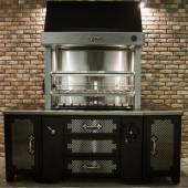 Гриль-мангал УММ/1 (BASE) с решеткой и вертелом 11312